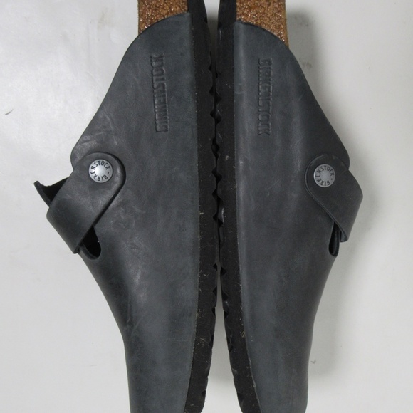 Birkenstock Unisex Boston Oiled Leather Clog Black Size 8 US M / 10 US L / 41 EU - Picture 10 of 12